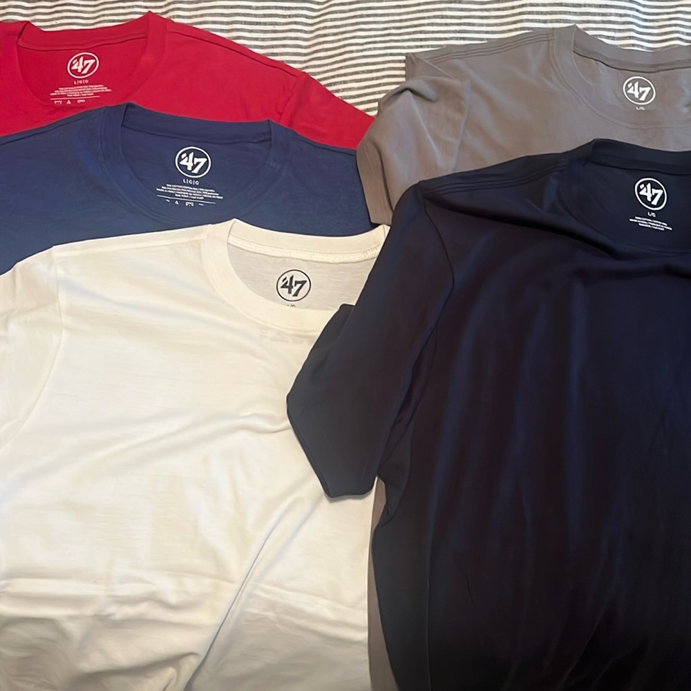 5 Short Sleeve 47 Brand shirts All Size Large